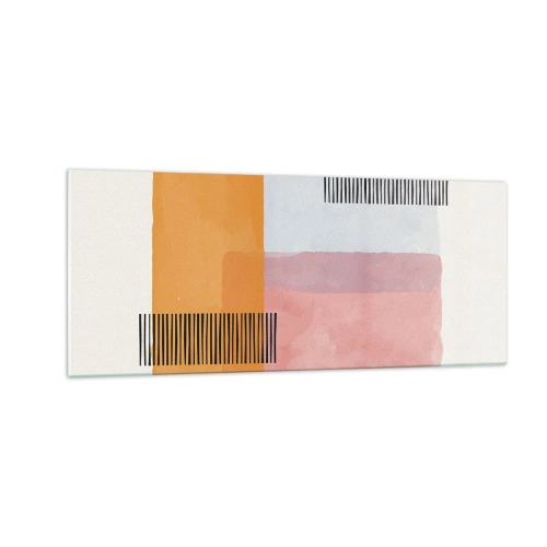 Tablou pe sticlă - Din colț în colț - 100x40 cm