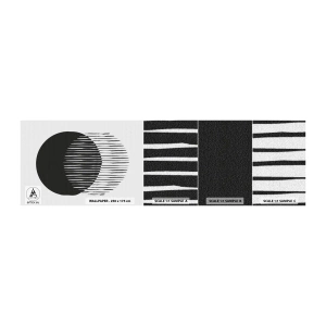 Mostră de Tapet Standard Eco - Alter ego-ul său - Soare, Rotile, Boho - 100x30 cm