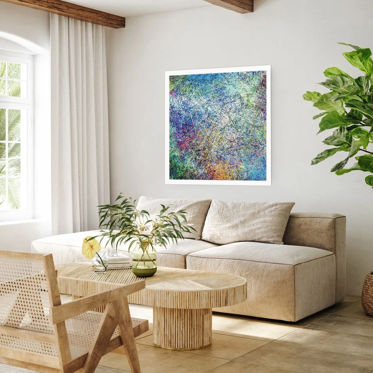 Poster - Nu este atât de simplu - 40x40 cm