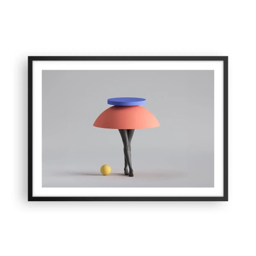 Poster în ramă neagră - Compoziție suprarealistă - 70x50 cm
