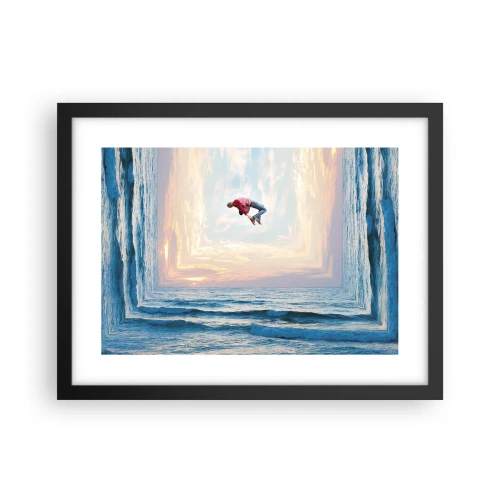 Poster în ramă neagră - Spre o altă dimensiune - 40x30 cm