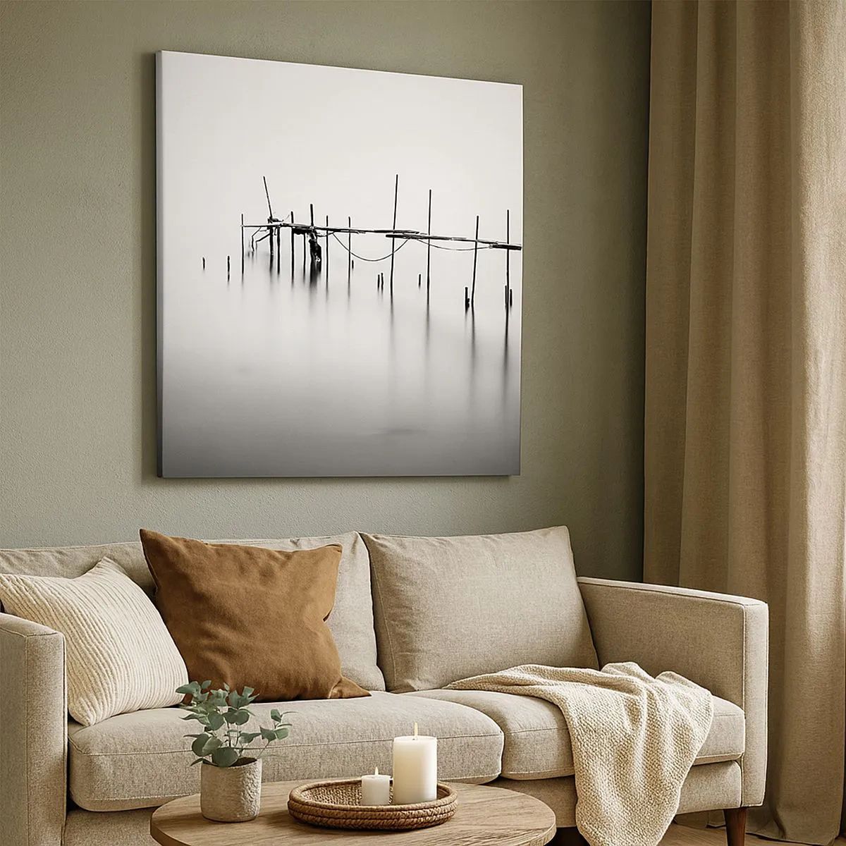 Tablou pe pânză - Și dacă lumea nu ar exista? - 30x30 cm