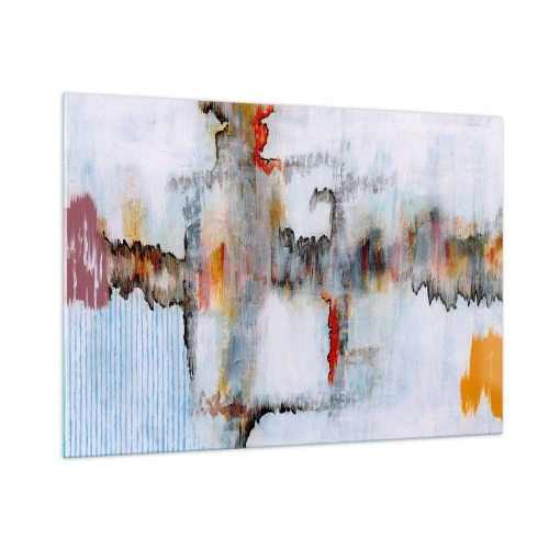 Tablou pe sticlă - Cu bățul pe apă - 100x70 cm
