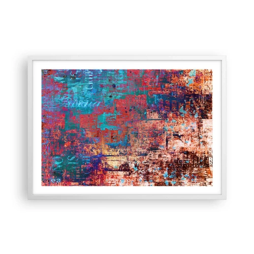 Poster în ramă albă - Memorie și uitare - 70x50 cm