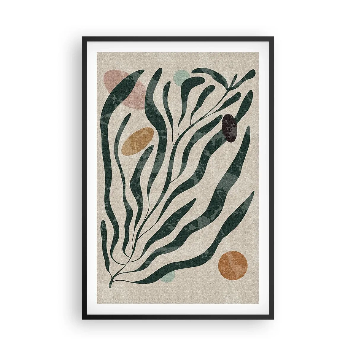 Poster în ramă neagră - În mijlocul vegetației - 61x91 cm