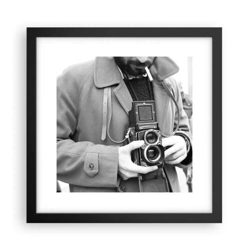 Poster în ramă neagră - În stilul retro - 30x30 cm