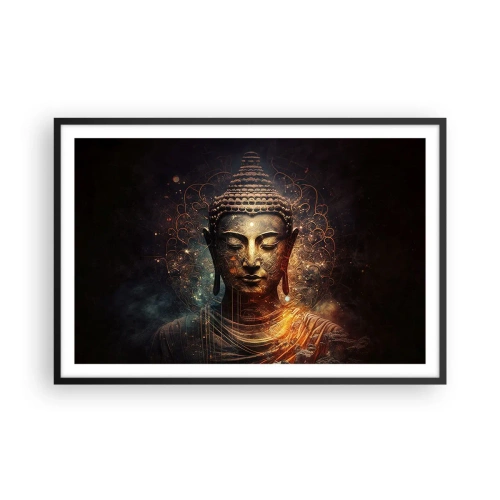 Poster în ramă neagră - Echilibru spiritual - 91x61 cm