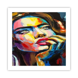 Poster - Visele ca niște păsări se înalță pe cer - 50x50 cm