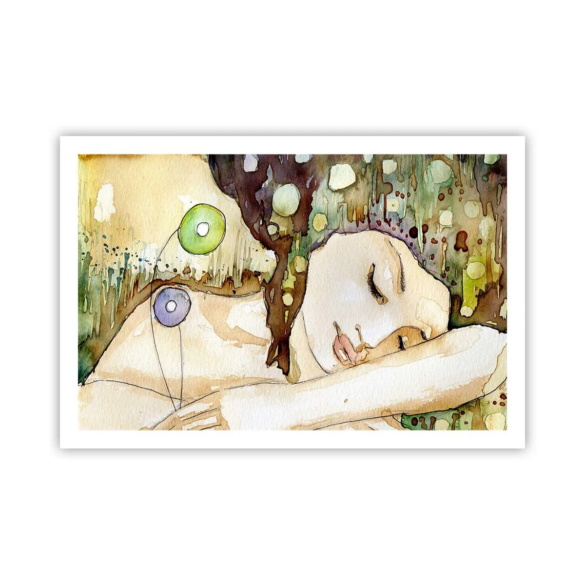 Poster - Visul violet smarald - 91x61 cm