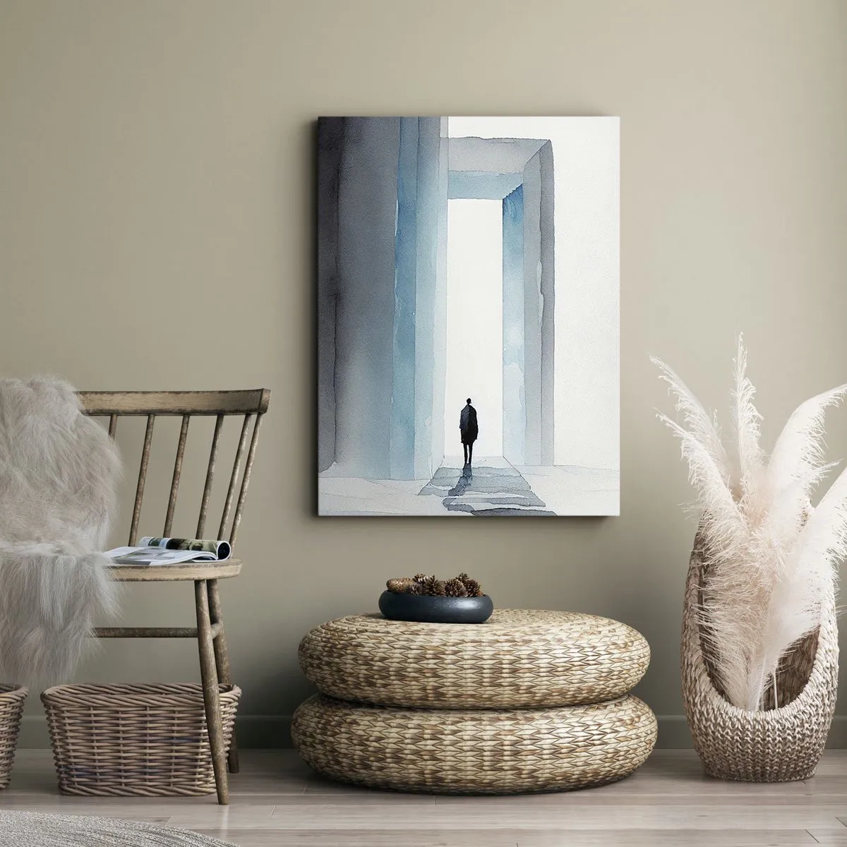 Tablou pe pânză - Trăiește fără limite - 65x120 cm