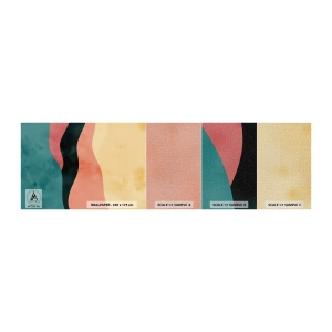 Mostră tapet Premium Canvas - Neconformitate compatibilă - Abstracția, Bucată, Artă Modernă. - 100x30 cm