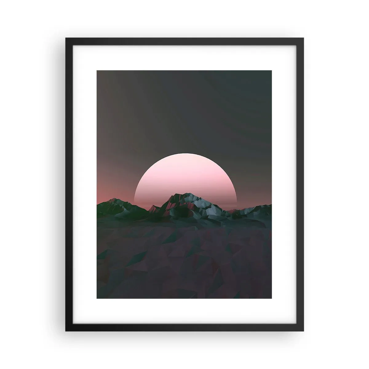 Poster în ramă neagră - Într-o galaxie învecinată - 40x50 cm