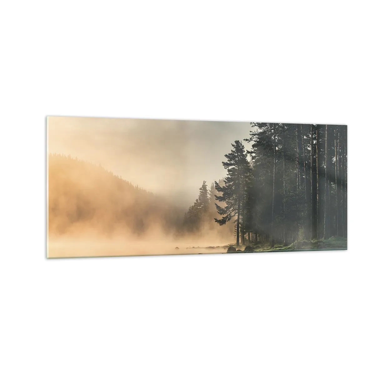 Tablou pe sticlă - Nașterea unei zile - 100x40 cm