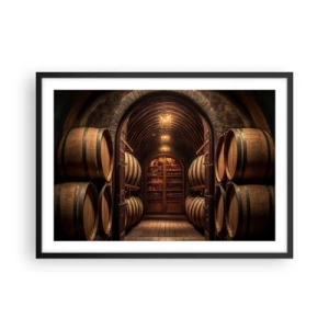 Poster în ramă neagră - Beciul cu atmosferă - 70x50 cm
