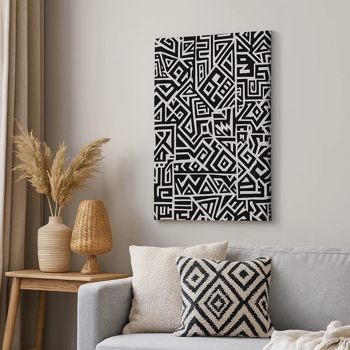 Tablou pe pânză - Compoziție precolumbiană - 50x70 cm