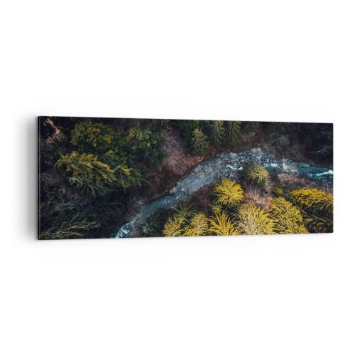 Tablou pe pânză - Rapid și mai rapid - 140x50 cm