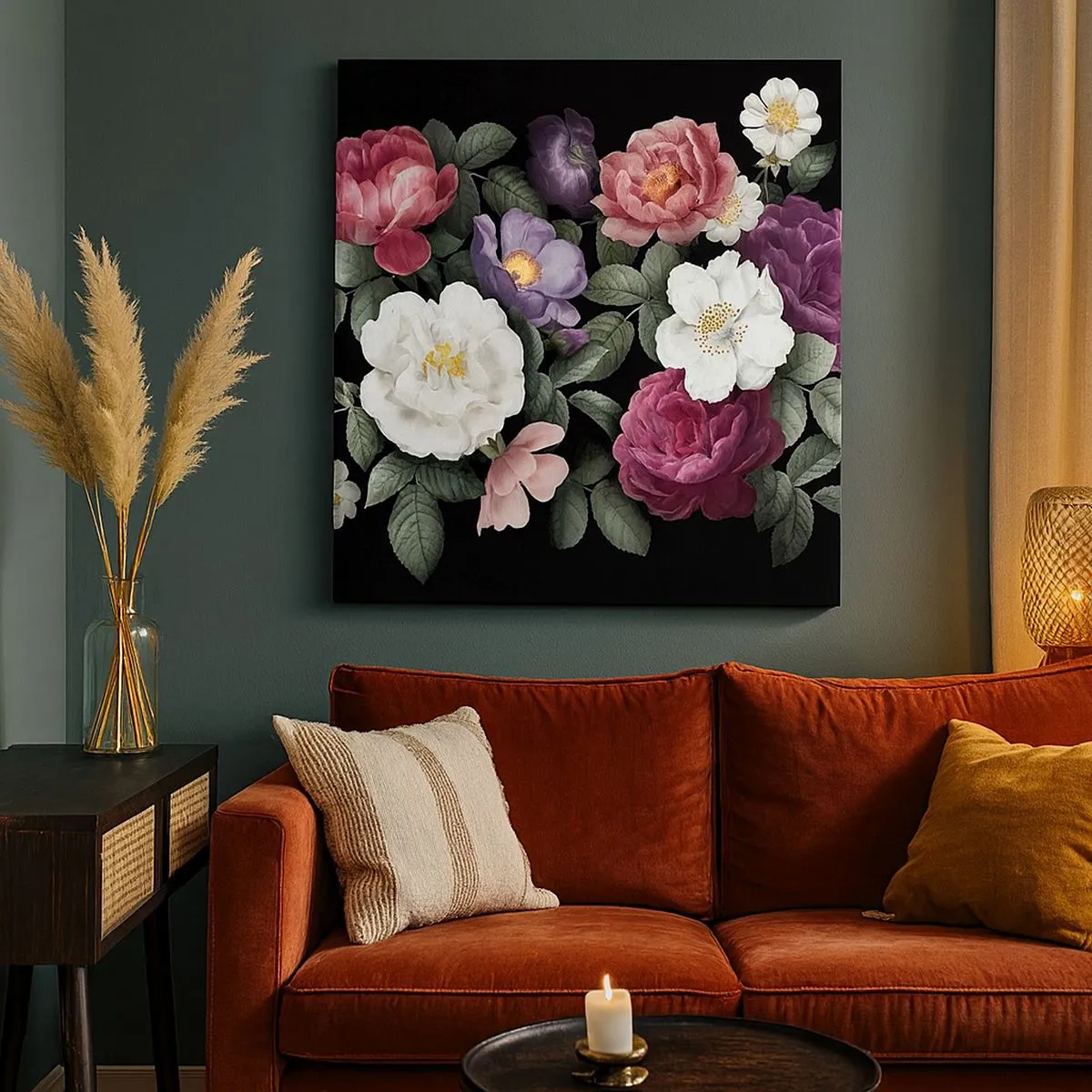 Tablou pe pânză - Dintr-o grădină engleză - 30x30 cm