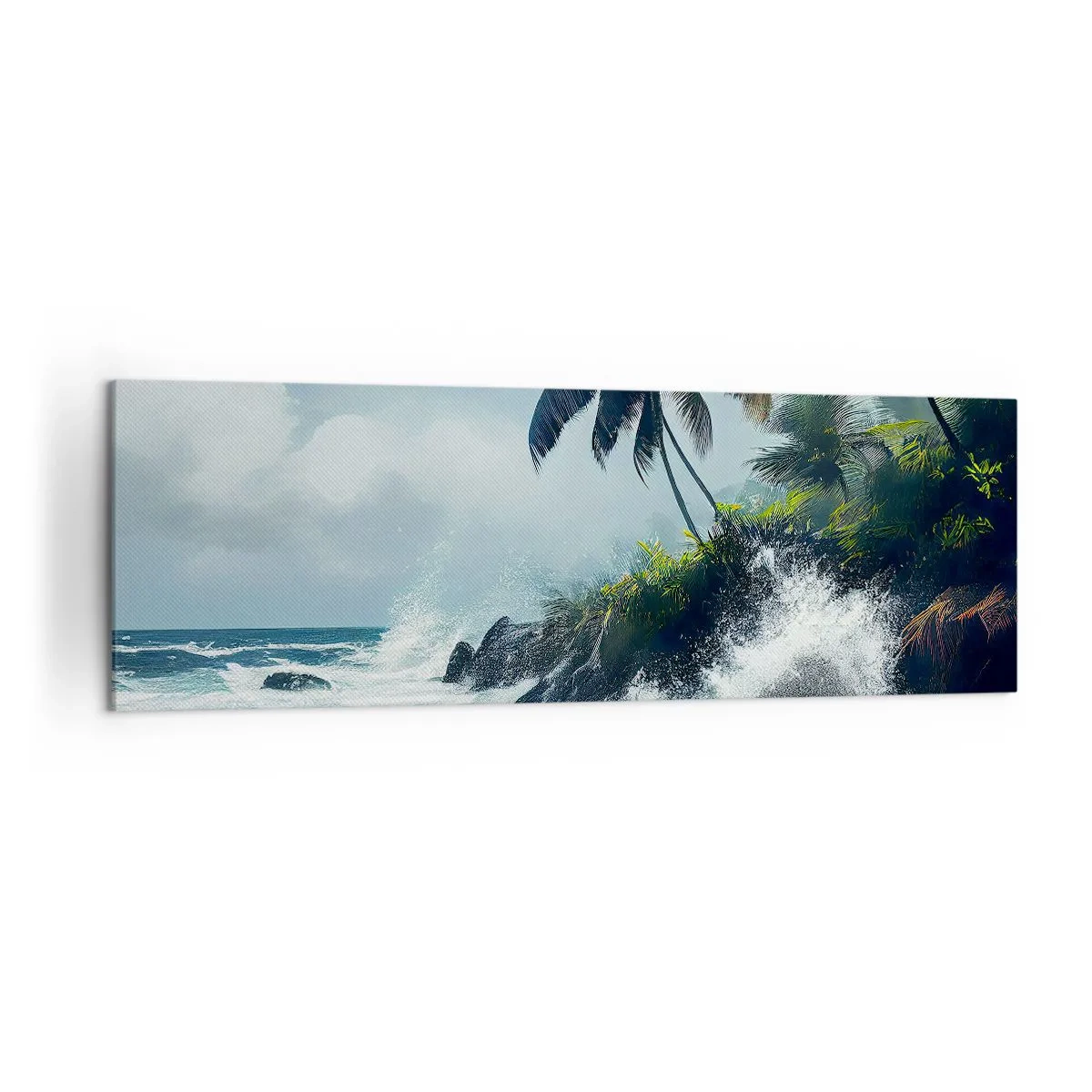 Tablou pe pânză - Pe un țărm tropical - 160x50 cm
