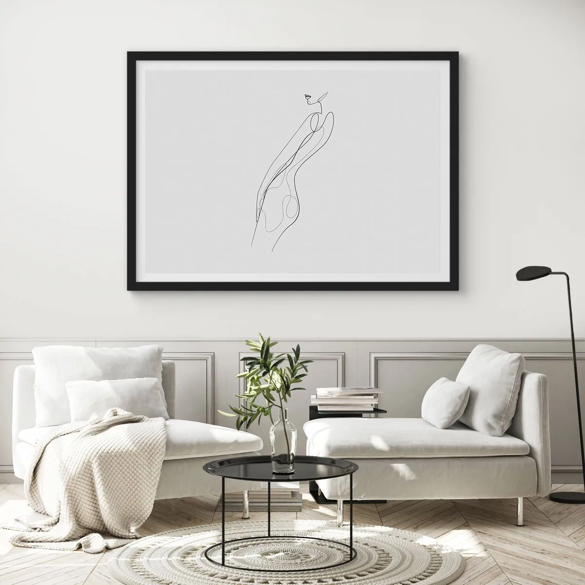 Poster în ramă neagră - Abia o promisiune - 91x61 cm