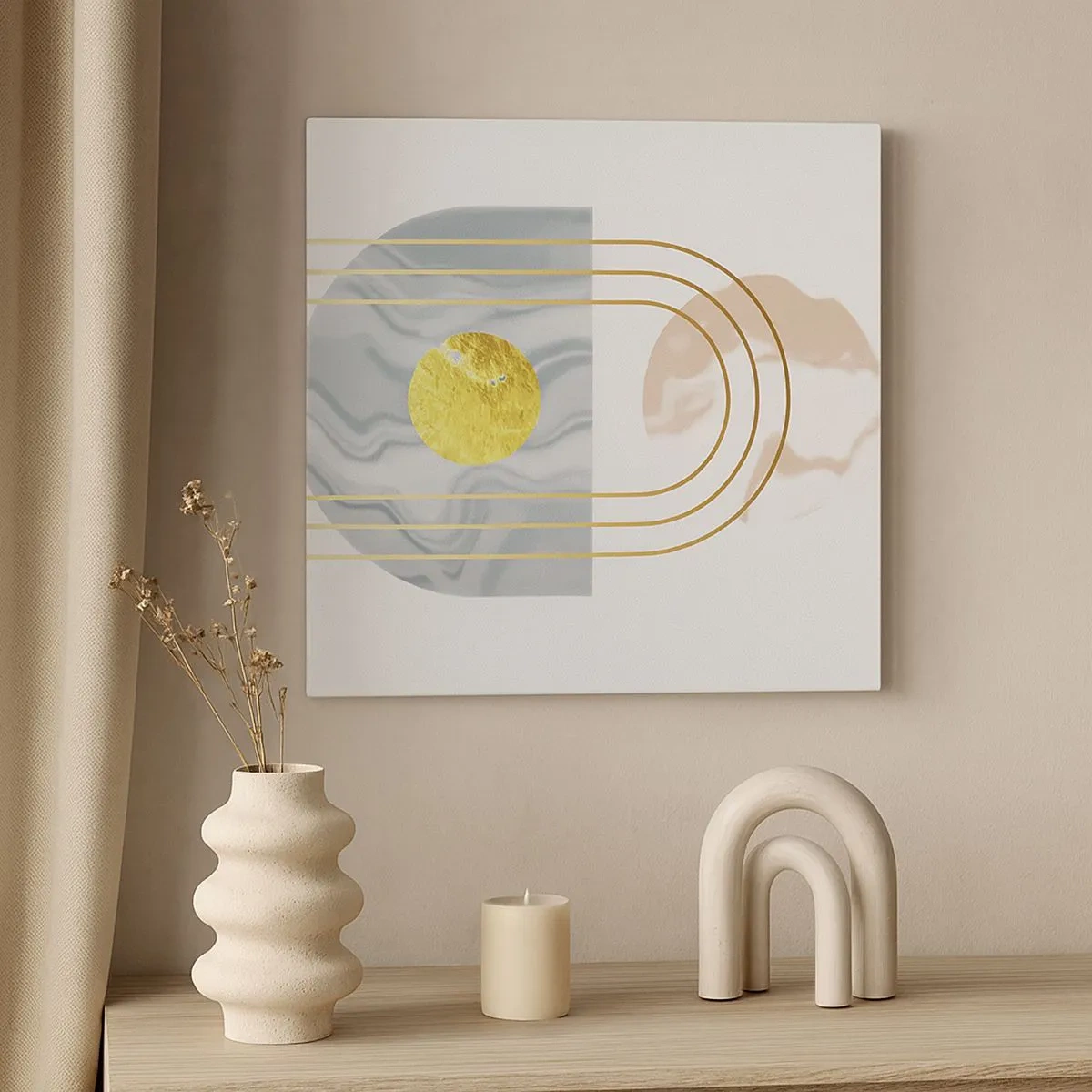 Tablou pe pânză - Lumină și strălucire - 30x30 cm