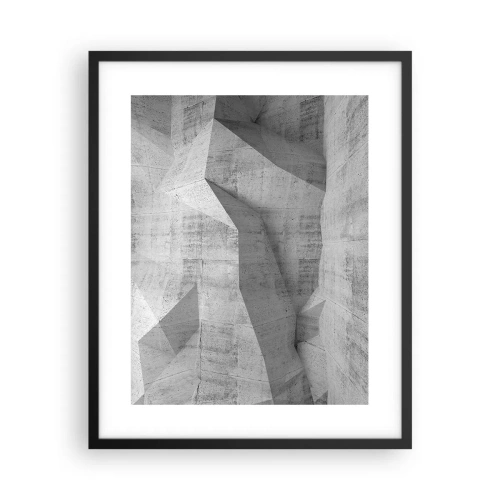 Poster în ramă neagră - O adevărată provocare - 40x50 cm