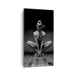 Tablou pe pânză - Energie de dans concentrată - 45x80 cm