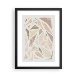 Poster în ramă neagră - Compoziție de vitralii - 30x40 cm