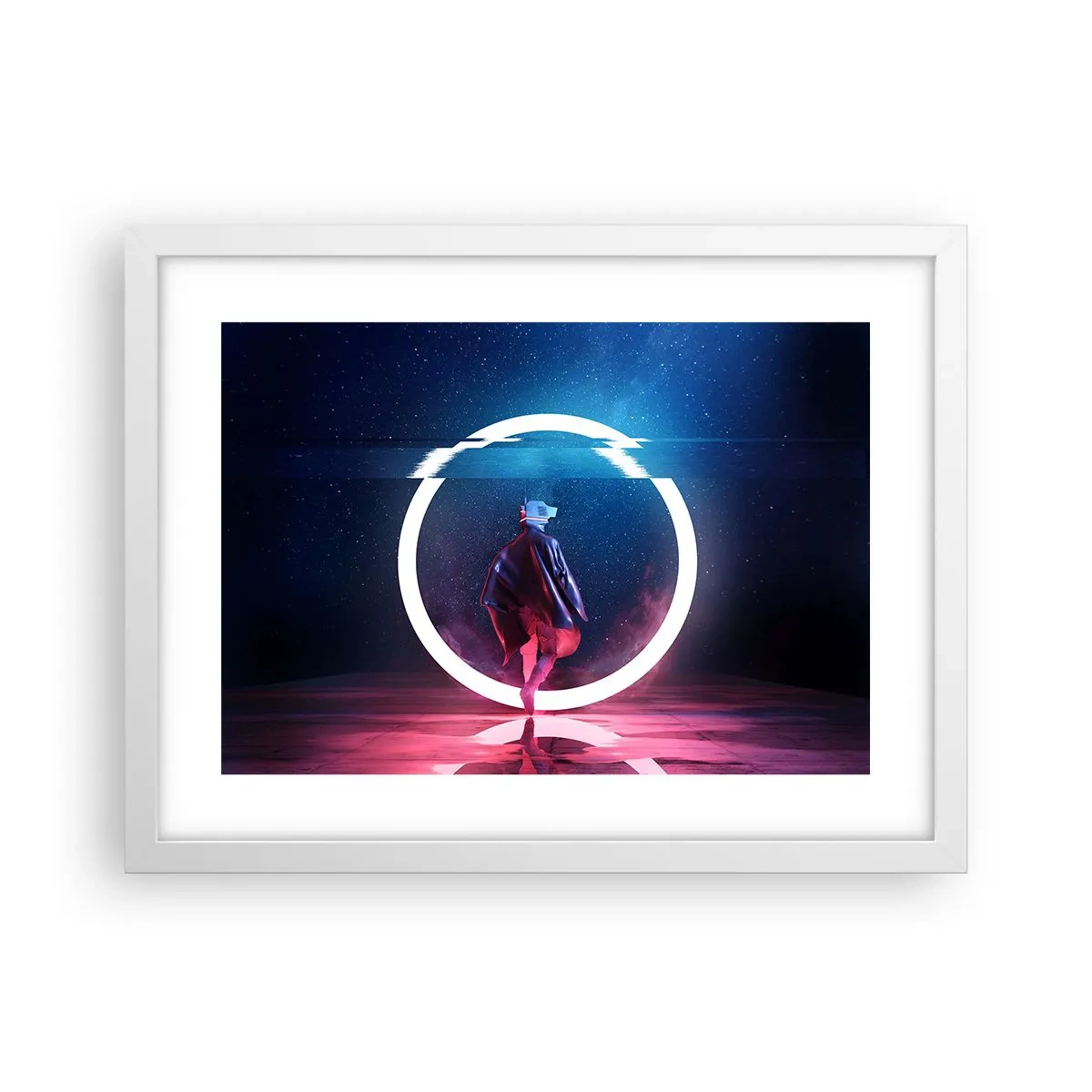 Poster în ramă albă - Între lumi - 40x30 cm