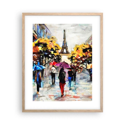 Poster în ramă de stejar deschis - Deosebit de frumos în toamnă - 40x50 cm