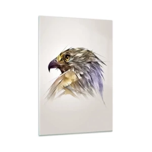 Tablou pe sticlă - Portretul unui războinic - 80x120 cm