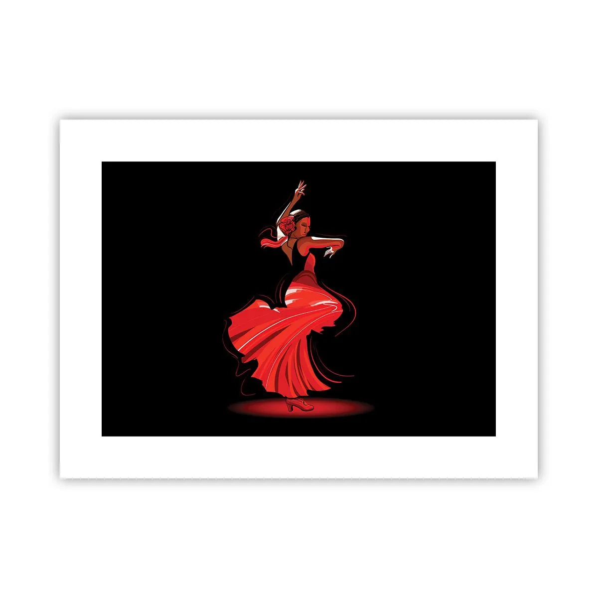 Poster - Spiritul înflăcărat al flamenco-ului - 40x30 cm