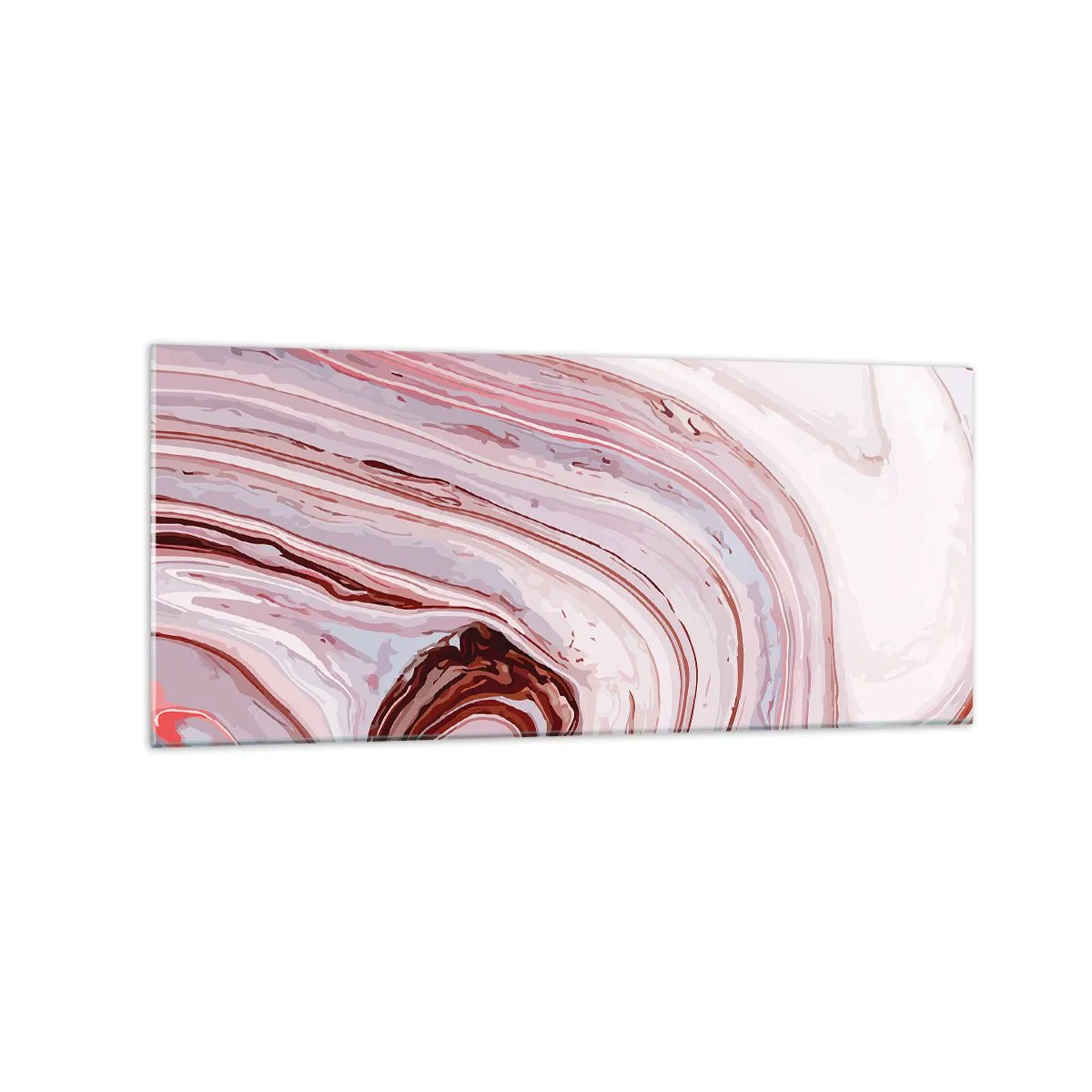 Tablou pe sticlă - Drept înainte, apoi dreapta jos - 120x50 cm