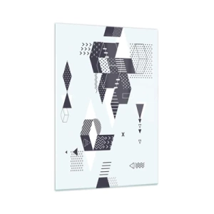 Tablou pe sticlă - În sufletul matematicii - 70x100 cm