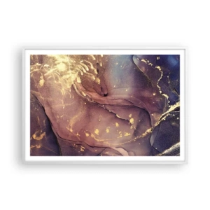 Poster în ramă albă - Materie și spirit - 100x70 cm