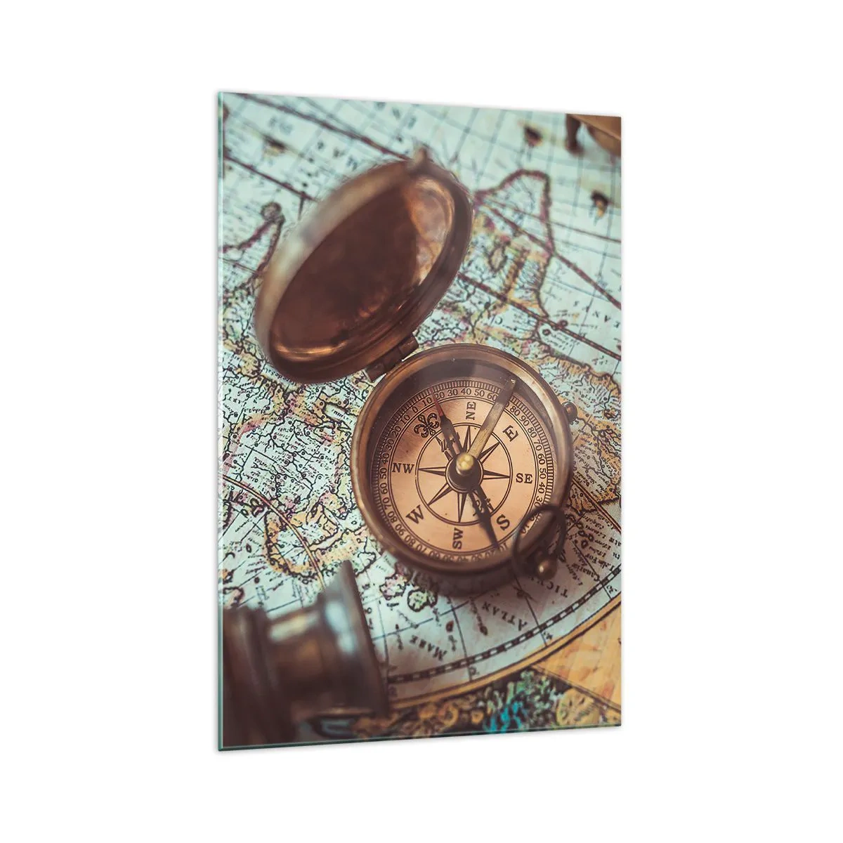 Tablou pe sticlă - Pentru aventurierul din tine - 70x100 cm