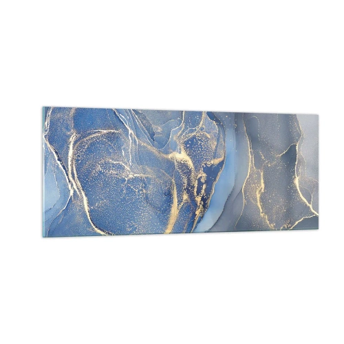 Tablou pe sticlă - Praf de aur - 100x40 cm