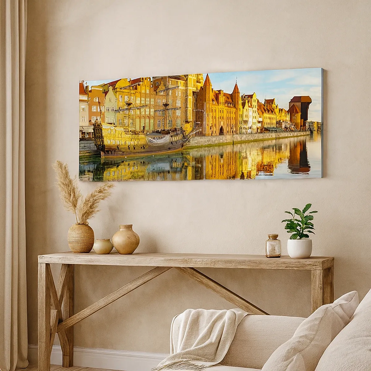 Tablou pe pânză - Trecutul în oglindă - 30x30 cm