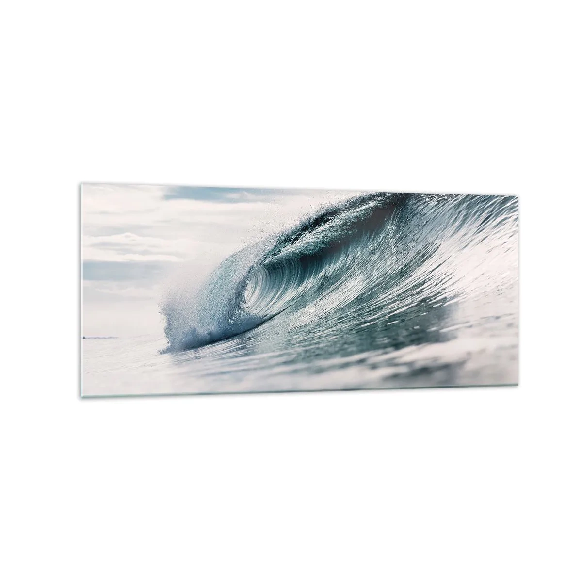 Tablou pe sticlă - Summitul apei - 120x50 cm
