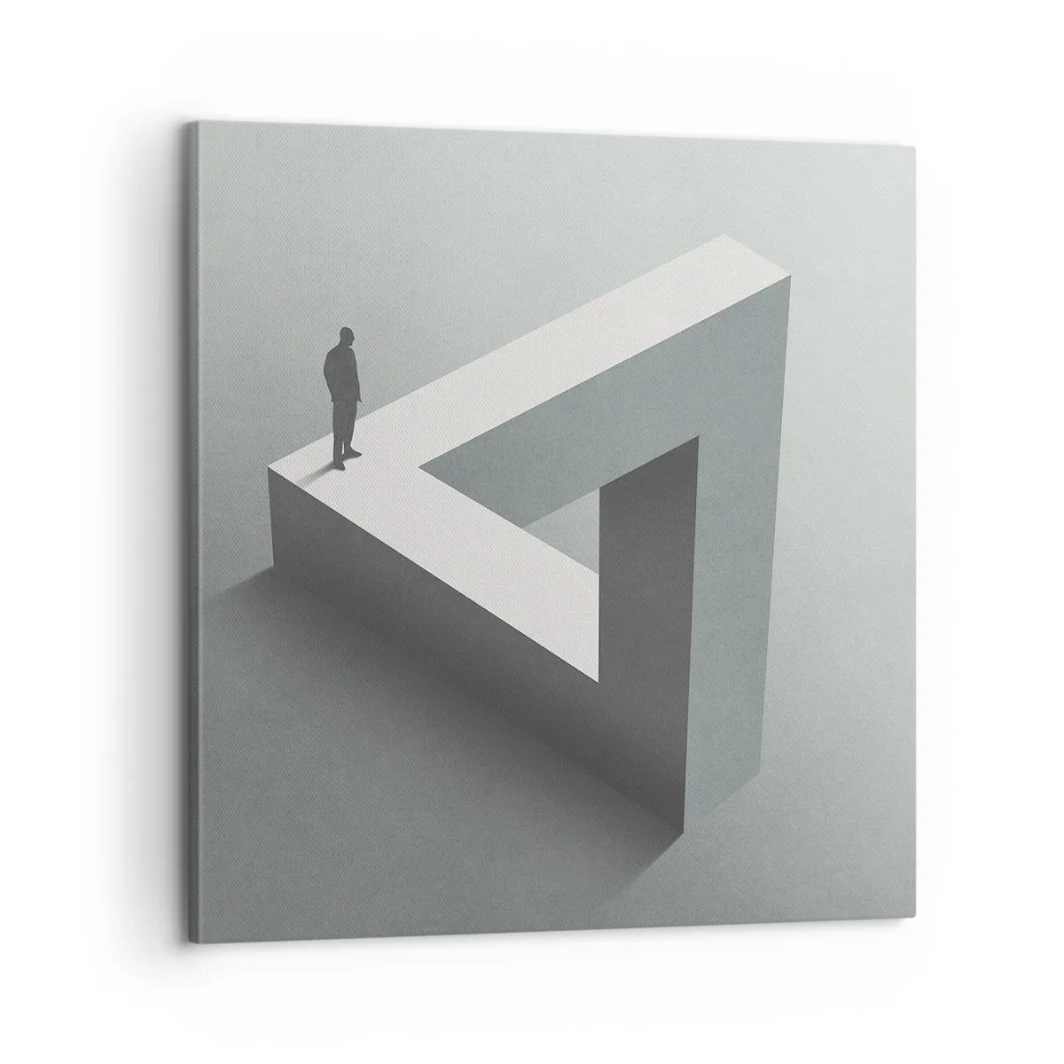 Tablou pe pânză - Și totuși este posibil - 60x60 cm