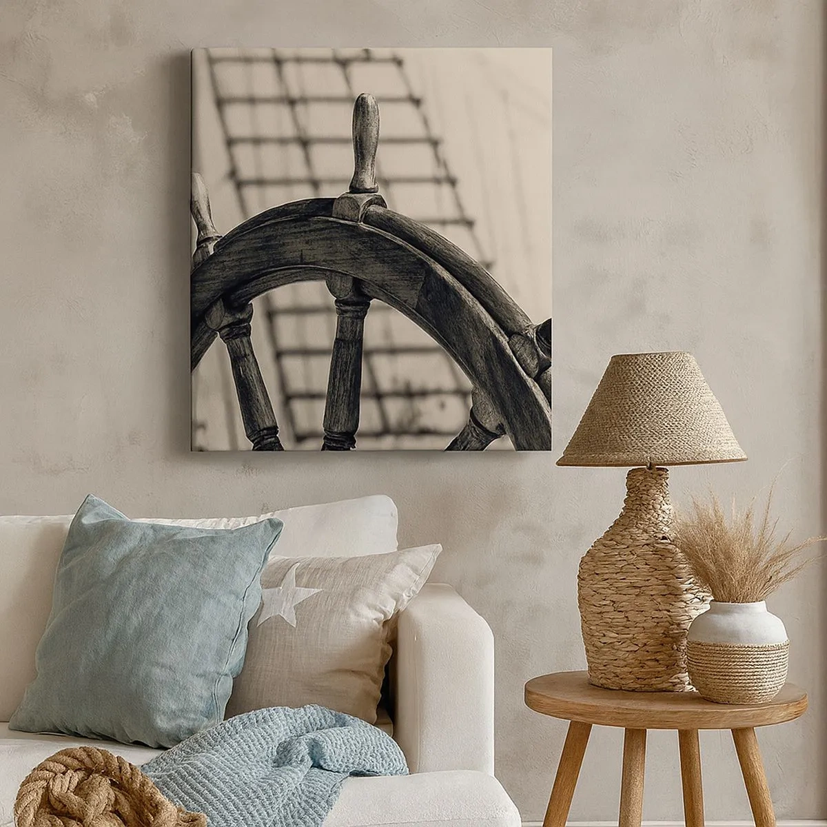 Tablou pe pânză - Povești despre mare - 30x30 cm