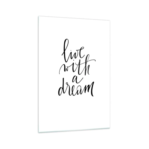 Tablou pe sticlă - Of course - 70x100 cm