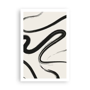 Poster - Capriciu în alb și negru - 61x91 cm