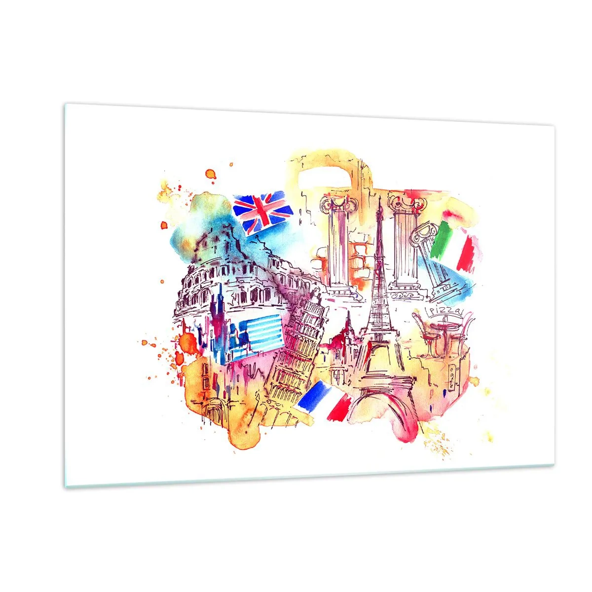 Tablou pe sticlă - Turneu european - 120x80 cm