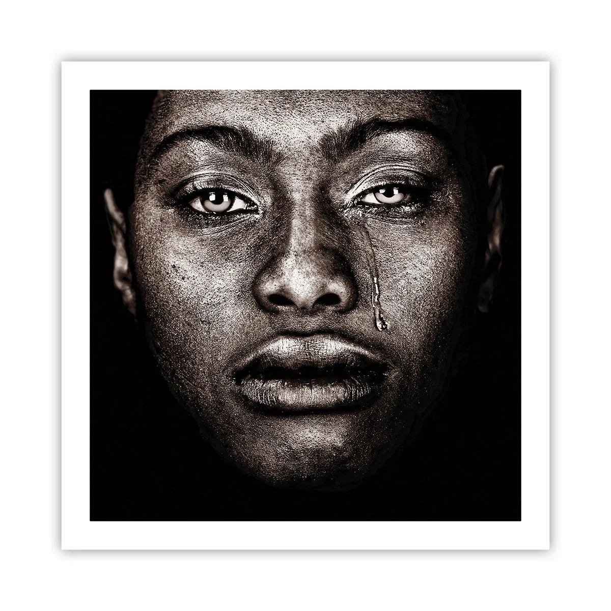 Poster - O singură lacrimă - 60x60 cm