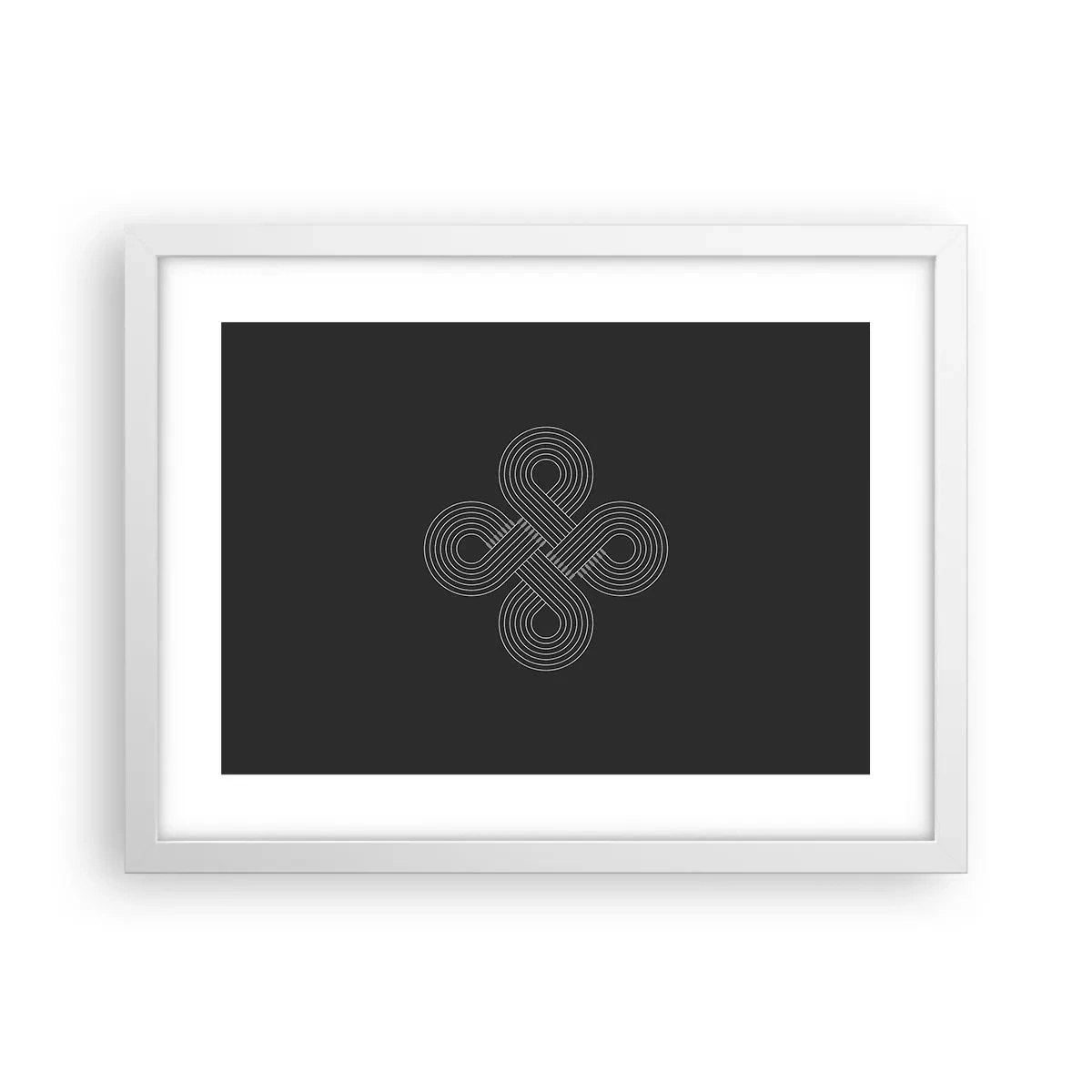 Poster în ramă albă - În spirit celtic - 40x30 cm