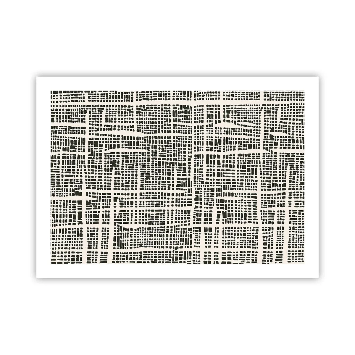 Poster - O compoziție țesută - 70x50 cm