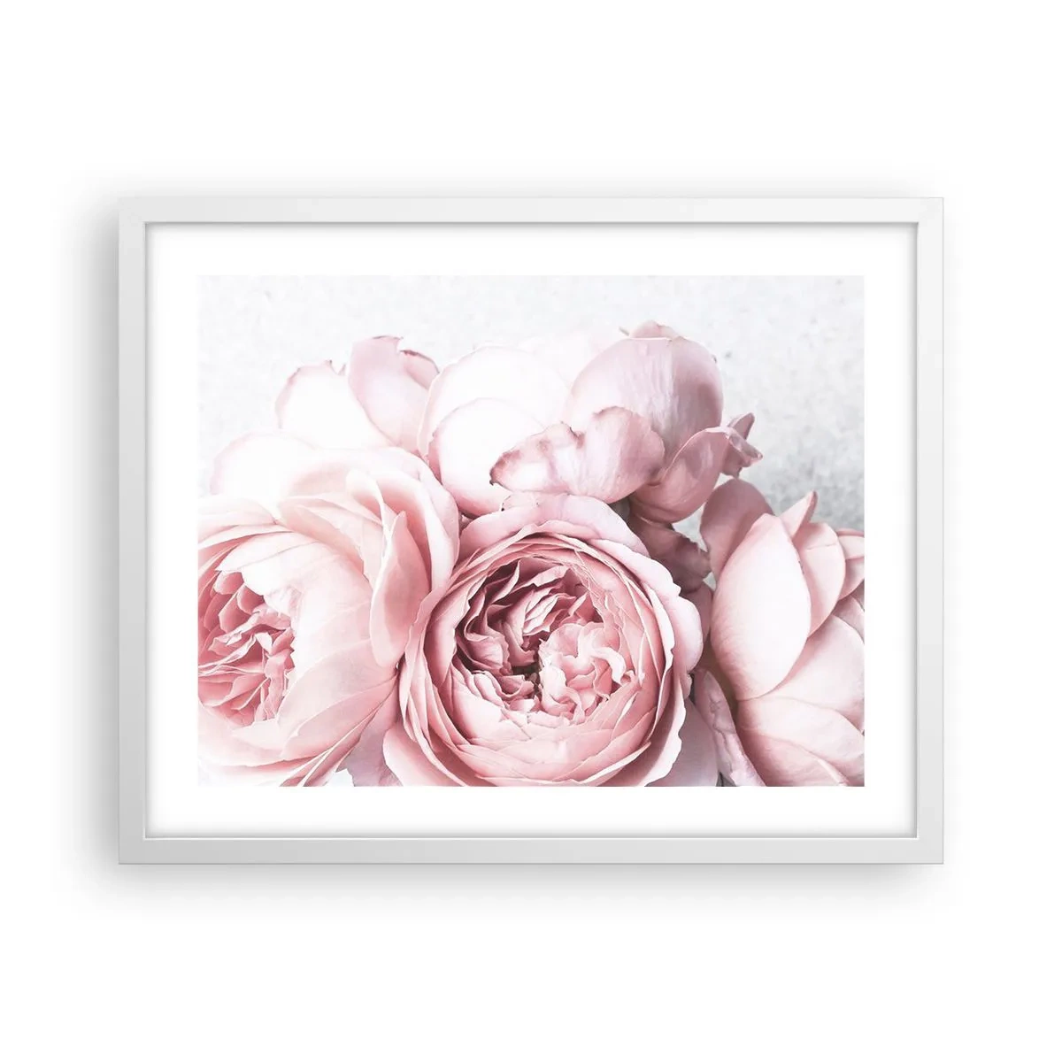 Poster în ramă albă - Pentru romantici - 50x40 cm