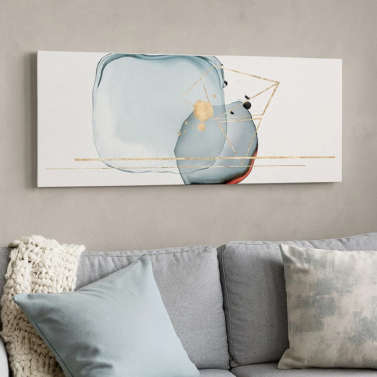 Tablou pe pânză - Studiul picăturii - 100x40 cm