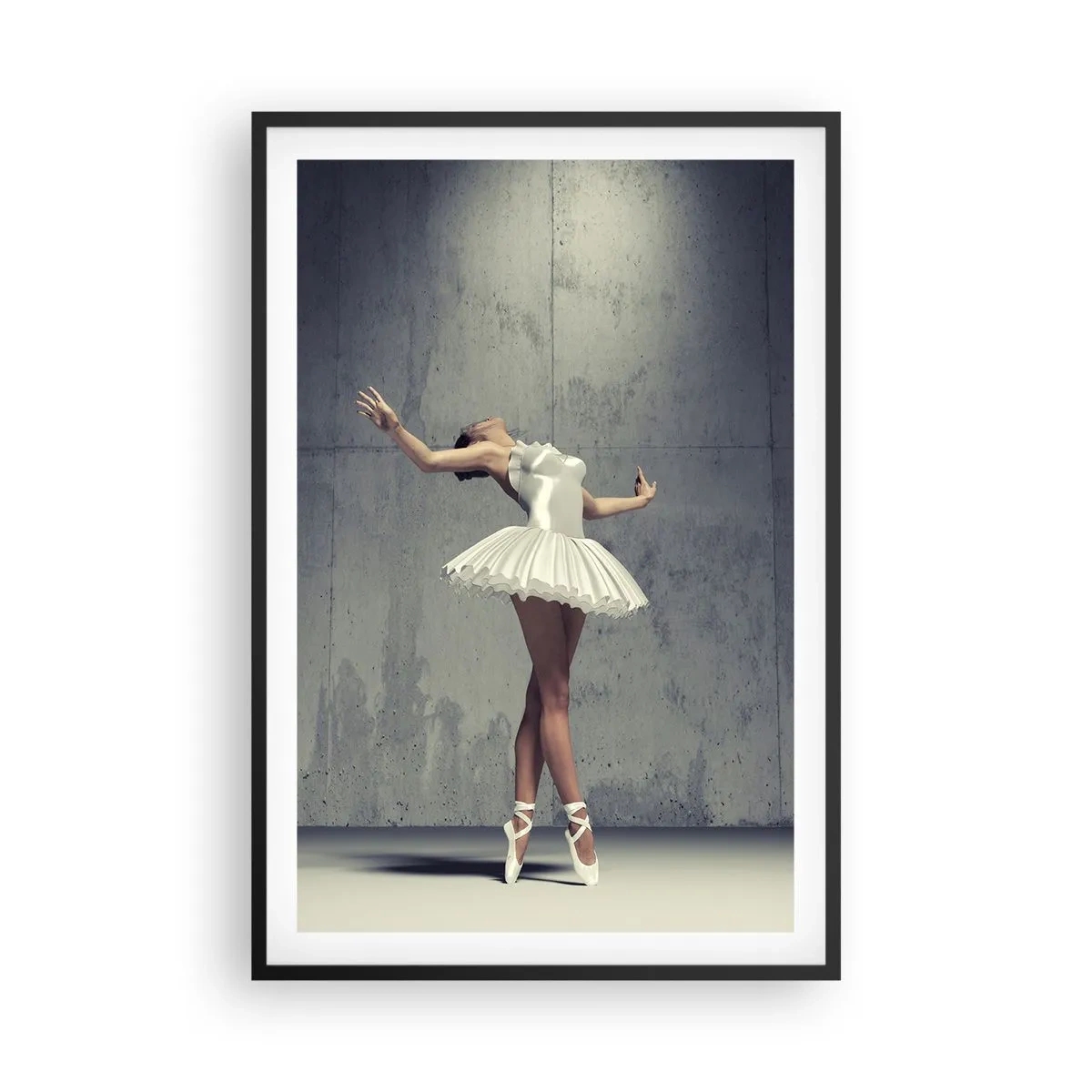 Poster în ramă neagră - Ușoară ca o pasăre - 61x91 cm