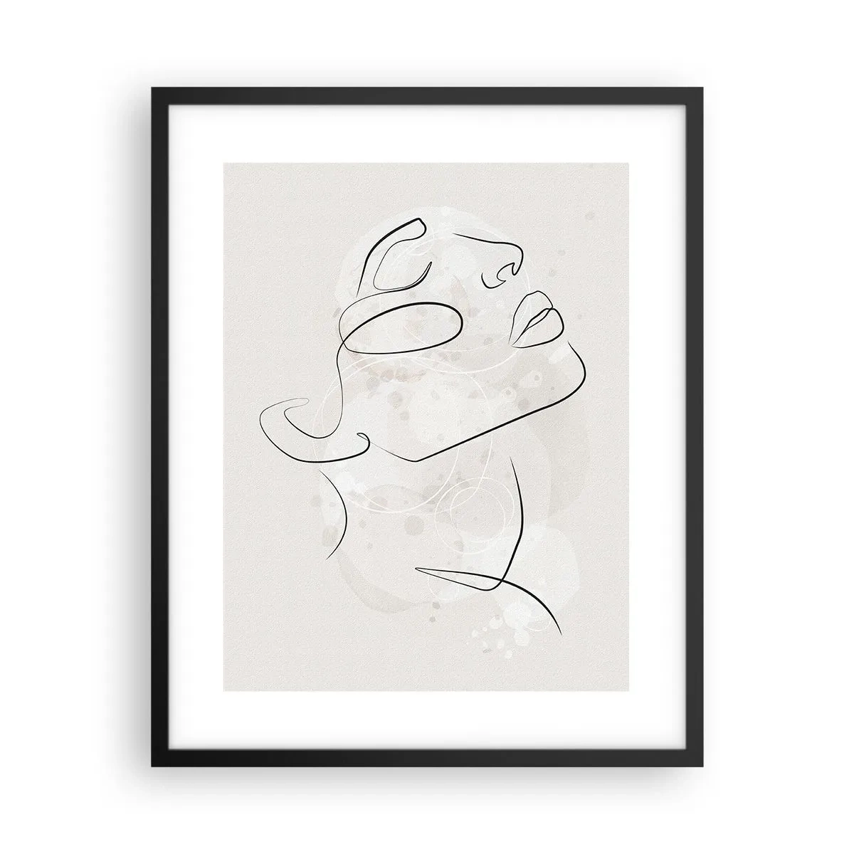 Poster în ramă neagră - Schiță de vis - 40x50 cm